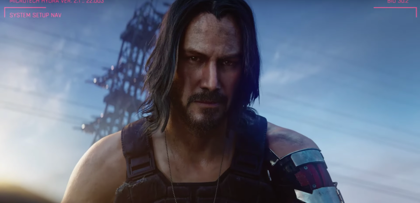 Keanu Reeves puts an appearance in Cyberpunk 2077