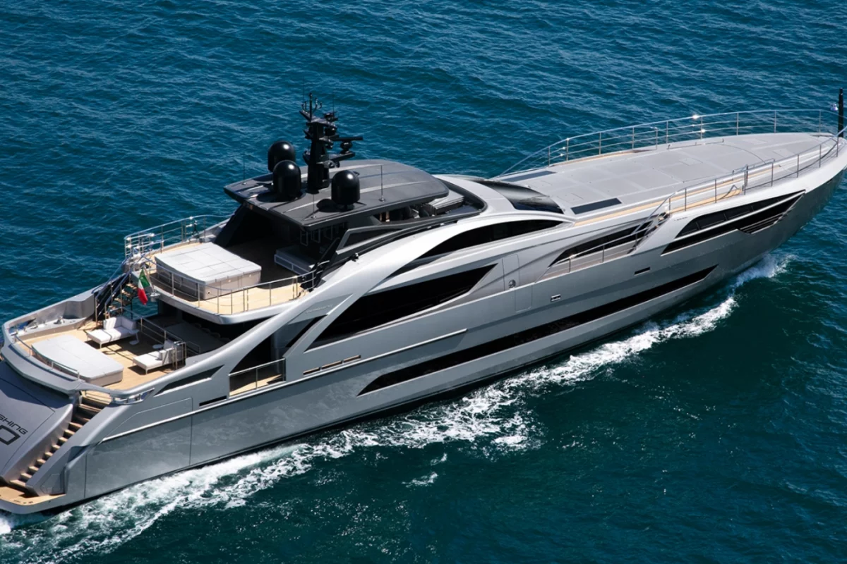 The new Pershing 140 is the brand’s new flagship yacht