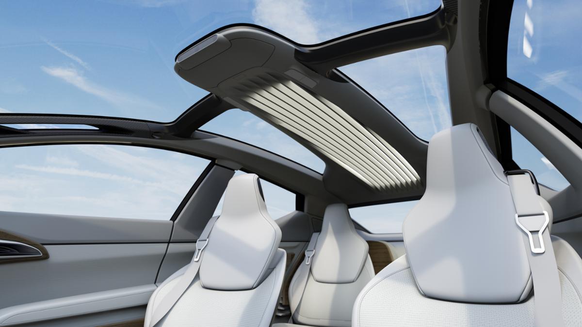 Skylight roof of the Nissan IDS Concept