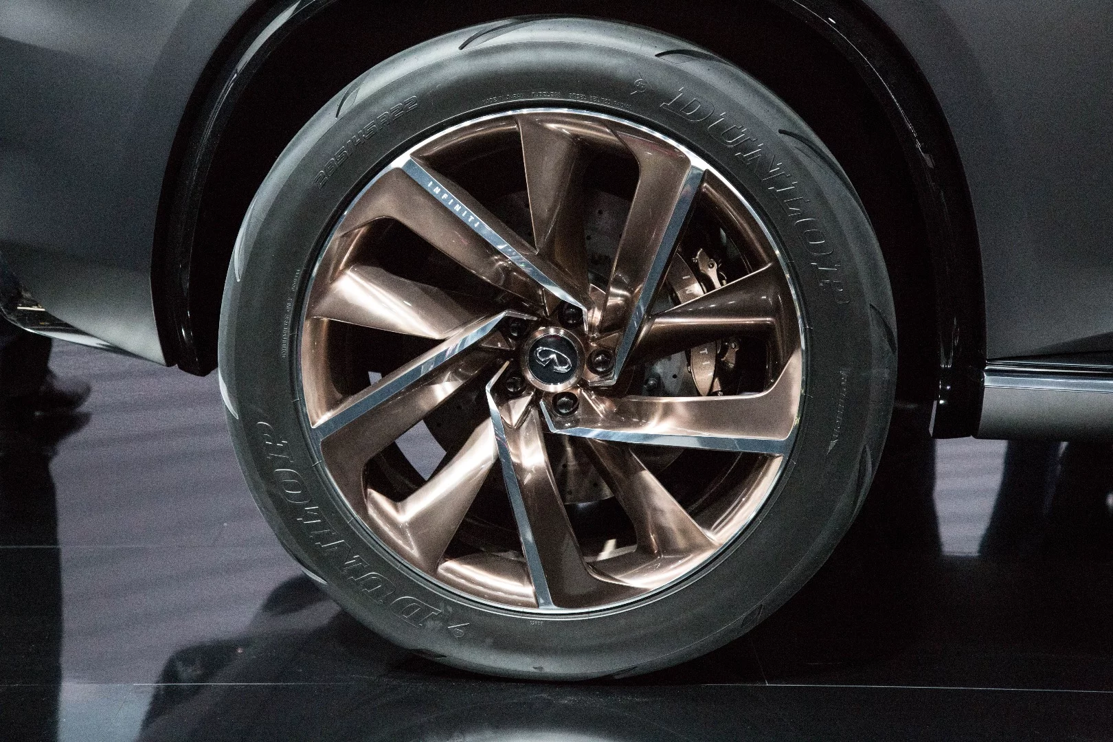 Copper detailing has become a staple of Infiniti's Inspiration concepts