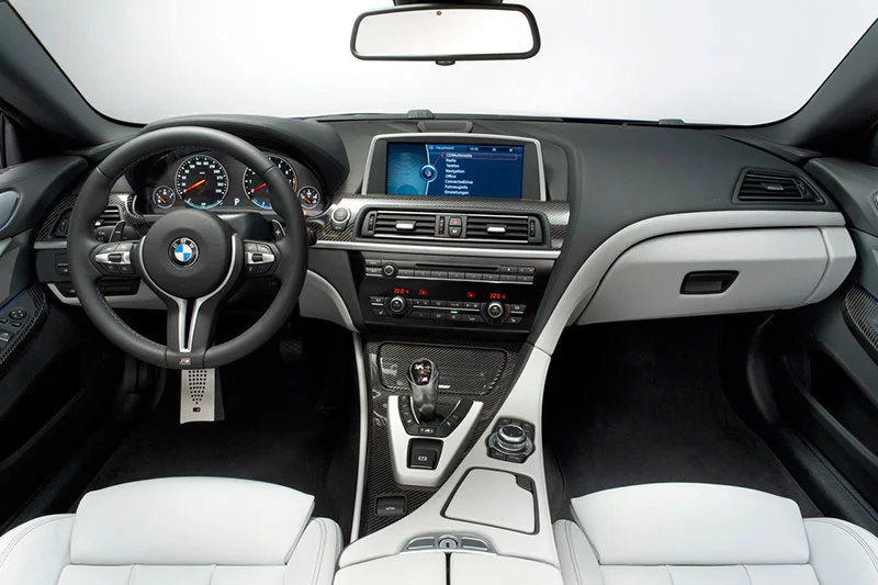 BMW M6 convertible interior