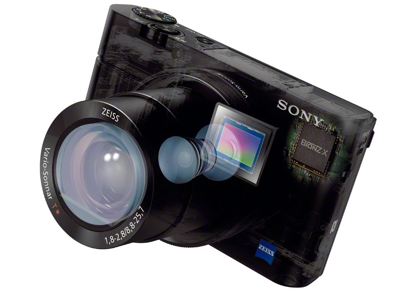 The Sony Cyber-shot RX100 III uses a 20.1 megapixel one-inch-type (13.2 x 8.8 mm) CMOS sensor