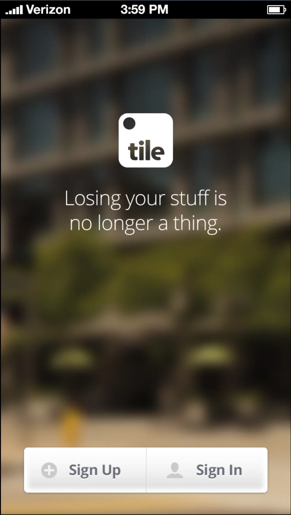 A Tile app communicates with apps of other users to locate lost items