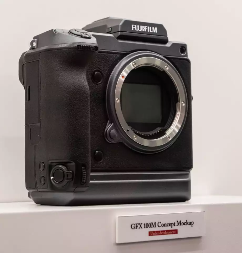 Fujifilm teased this GFX100Megapixel concept at Photokina