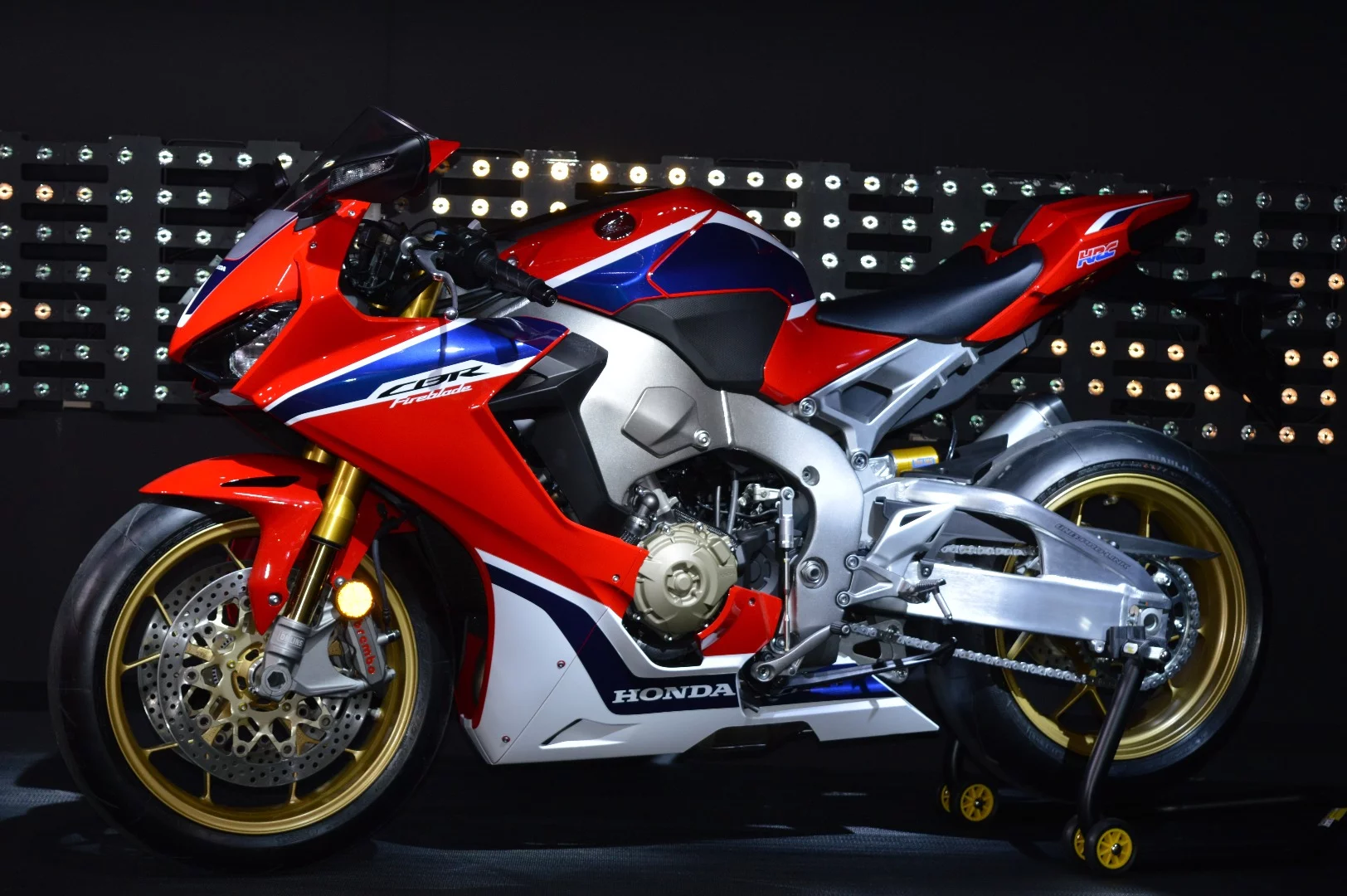 The Honda CBR1000RR Fireblade SP at the Intermot unveiling