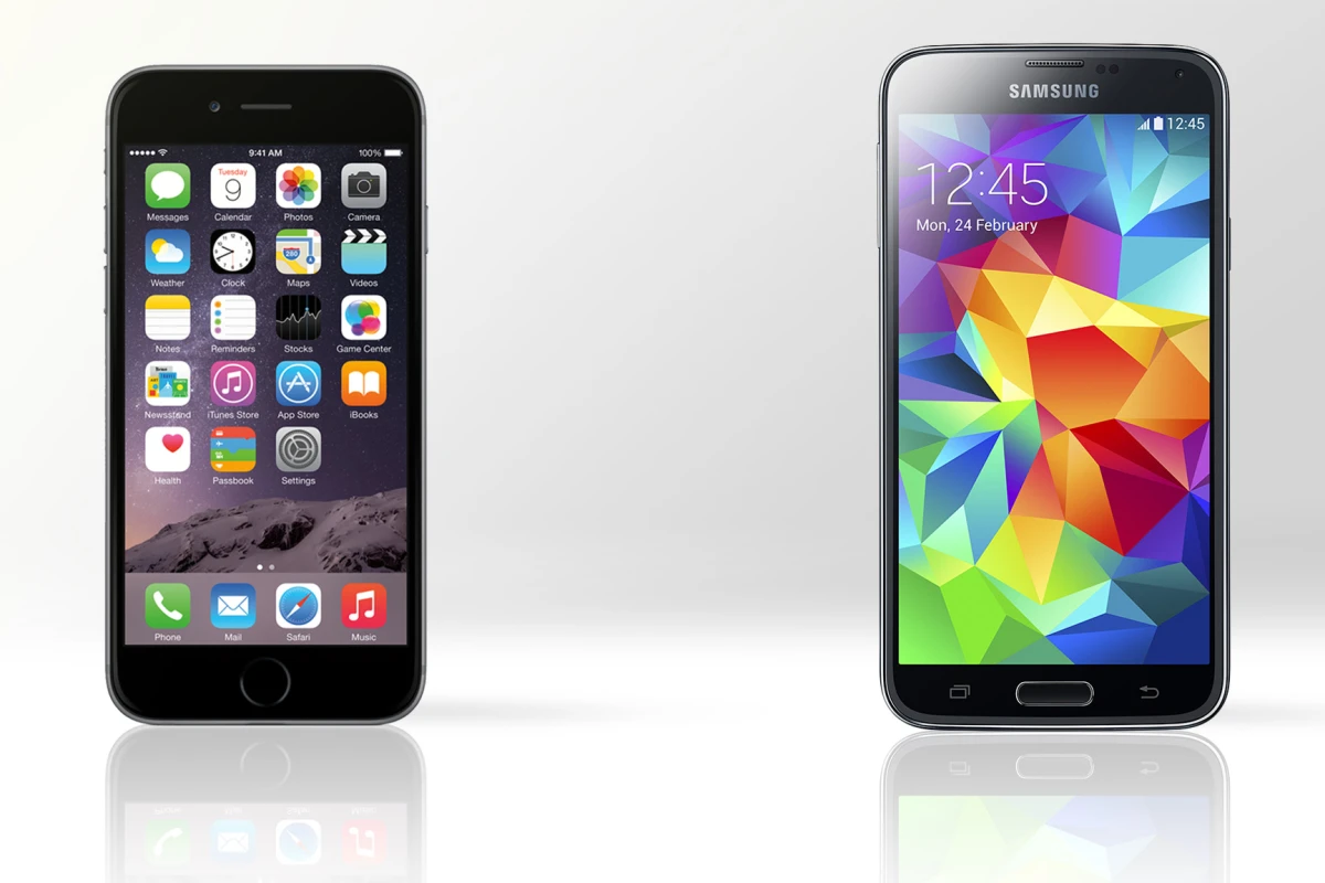 Gizmag compares the features and specs of the iPhone 6 and Samsung Galaxy S5