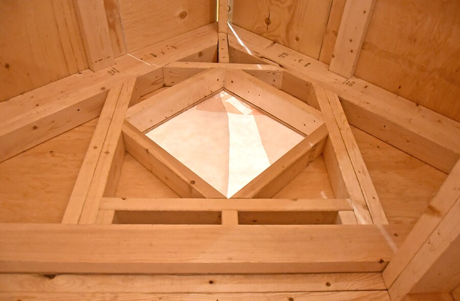 The build took around five months, though is still not fully complete, and work continues on the interior
