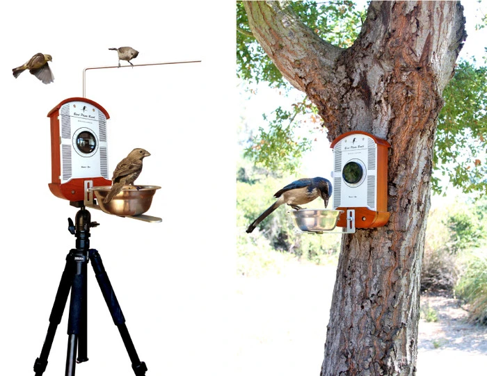 It's claimed that Bird Photo Booth's macro lenses coupled with iPhone's face detection technology capture the rich details of avian expression