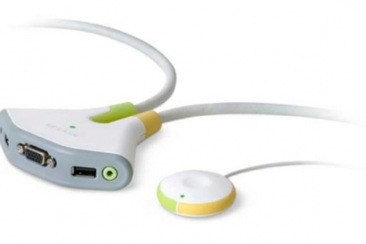 Belkin FLIP shares one monitor, keyboard and mouse (and two speakers