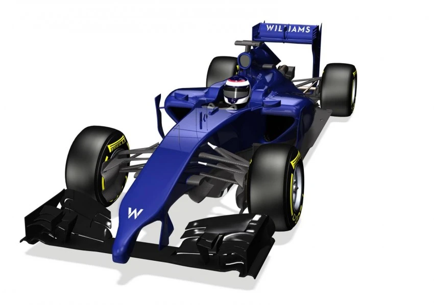 Williams Mercedes-powered FW36 has gone with a simple nose treatment compared to others, but will feature the team's first 8-speed gearbox