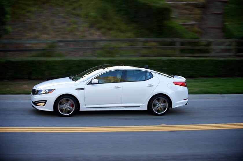 2013 Kia Optima is an IIHS Top Safety Pick+
