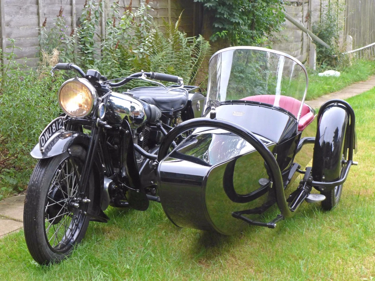 Launched in 1933, the 1,096cc 11-50 was the largest Brough Superior ever produced, and fitted into the Brough price range between the SS80 touring and SS100 super-sports models. Facilitating its sale abroad, the 11-50 featured sidecar mounts on both sides of the frame. It had been conceived as a long-legged, effortless tourer and was claimed by its maker to offer 85mph performance in solo form and pull a heavy sidecar at a comfortable 70mph; indeed, in the latter role it was one of the finest sidecar mounts of its day. Production lasted until 1939, by which time the 11-50 was the only JAP-powered machine in the Brough Superior range. The 1937 Brough Superior 1,096cc 11-50HP Combination was first owned by the Sheffield police, but had been beautifully restored and sold for £85,500 (US$103,977). The record for the model was set at Stafford in April, 2015 when the Earls Court Motorcycle Show 1937 Brough Superior 1,096cc 11-50hp sold for £147,100 ($223,364). A completely original 1934 Brough Superior 1,096cc 11-50hp in need of a complete restoration sold at this auction in 2015 for £93,340 ($144,113).