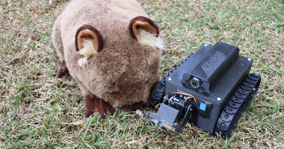WomBot robotic used to discover and analyze wombat burrows