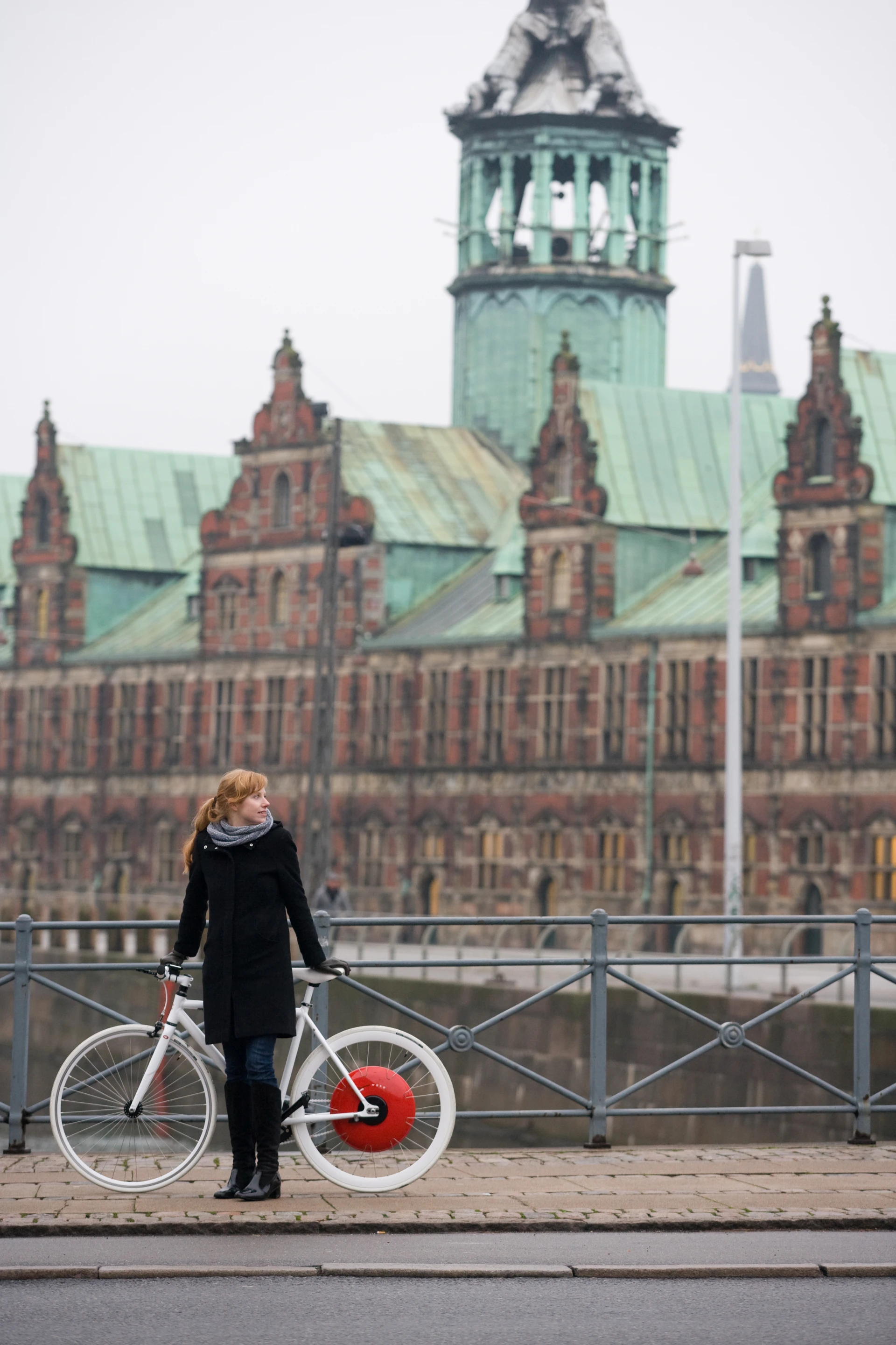 The wheel can be fitted to an existing bicycle