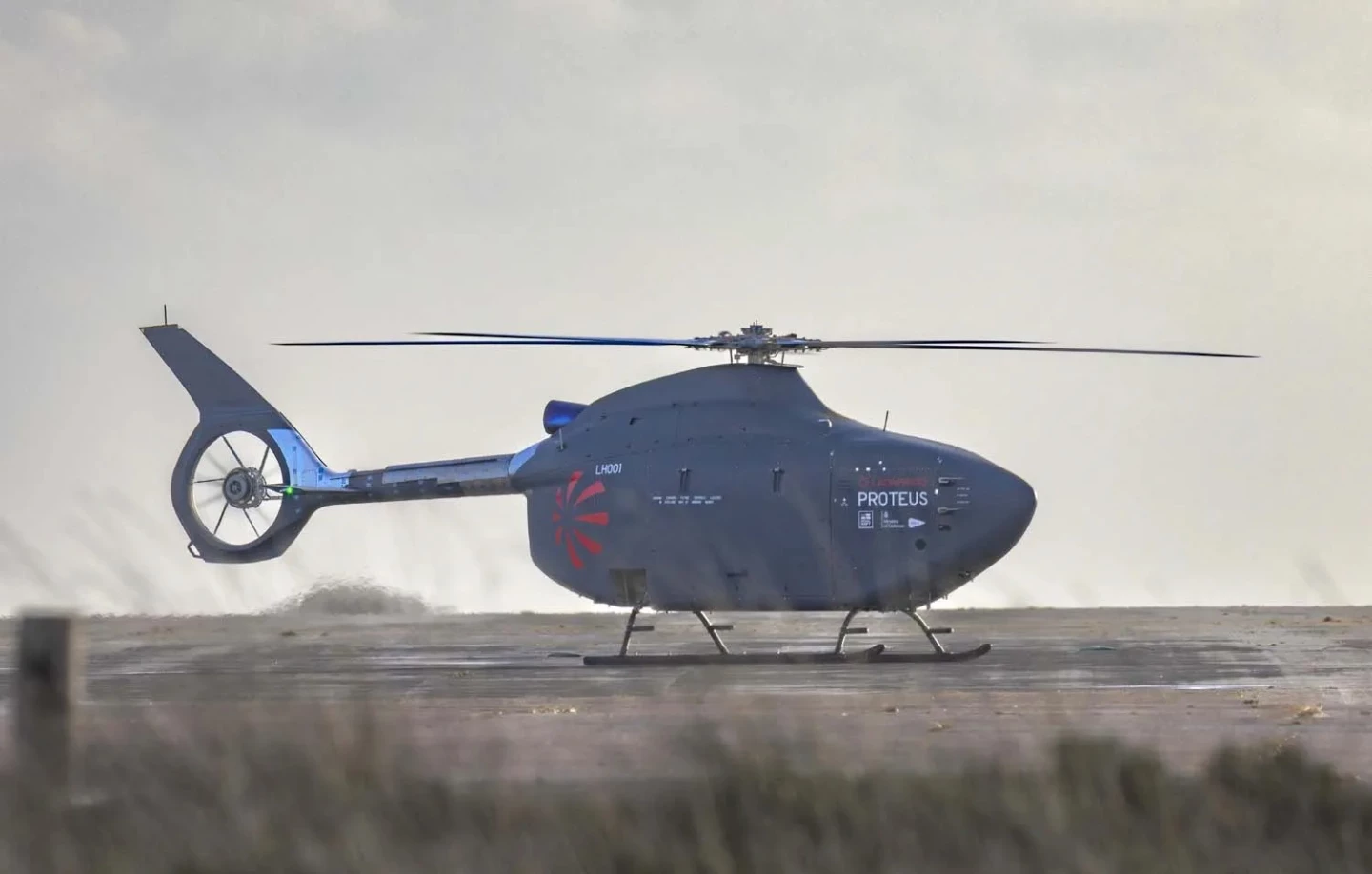 Proteus has a full-size helicopter with comparable perfomance