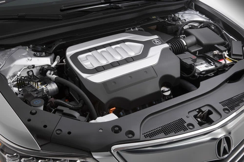 The new 2014 Acura RLX's engine