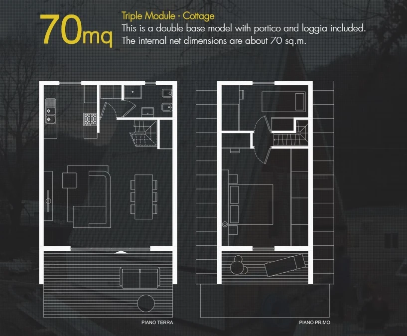 M.A.Di triple house floor plan