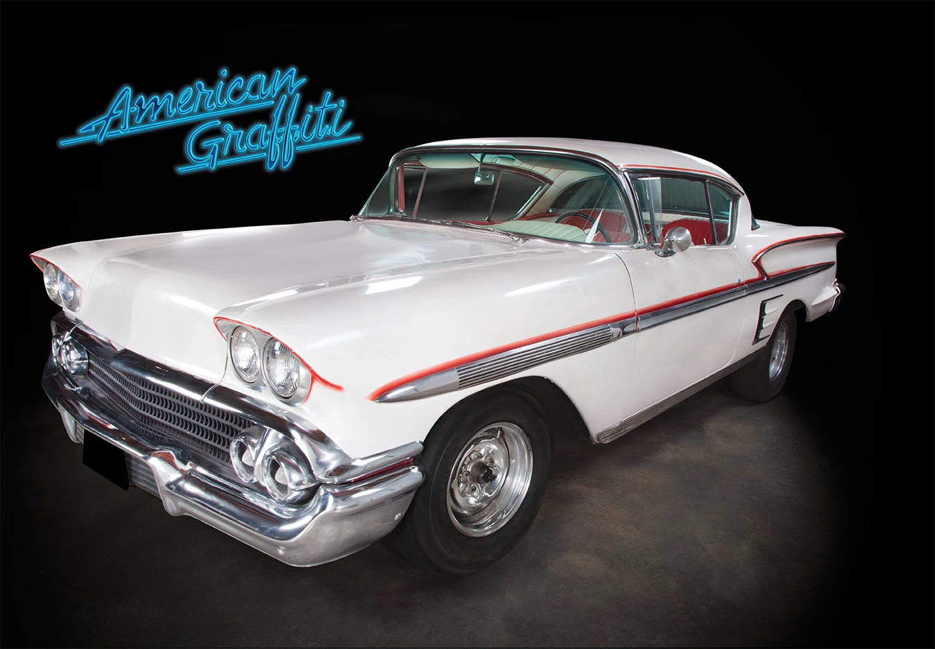 This 1958 Chevrolet Impala was effectively the hero car from ‘American Graffiti’ and it’s role in the movie has helped it to become one of the most famous movie cars of all time.