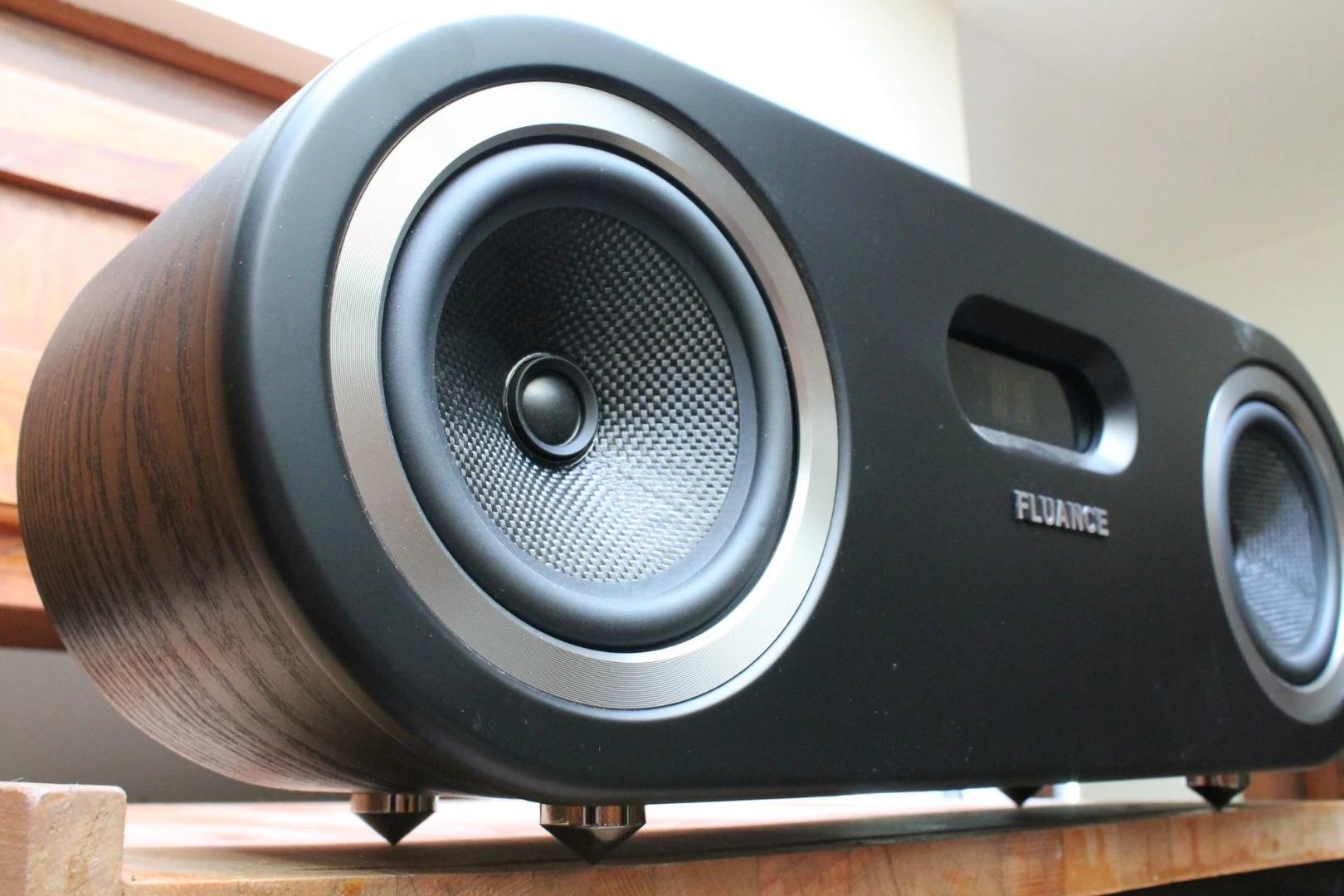 The Fluance is a $200 wireless speaker designed to fill a room with sound and style