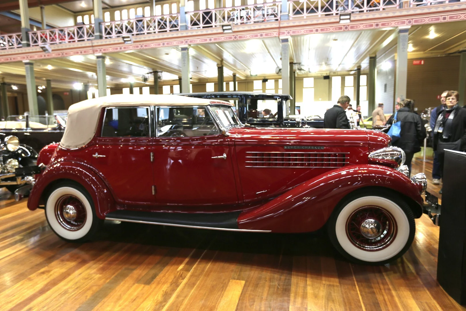 This 1936 Auburn 852 Phaeton was made in the second last year of production for the marque, but time has obscured its provenance and little is known of the car's history until the 1990s. It is believed to have been the car once owned by Sir Donald Bradman (history's greatest cricketer) and used by the legendary cricketer in the "Play Safe" educational films made by the Australian Road Safety Council in the 1930s.