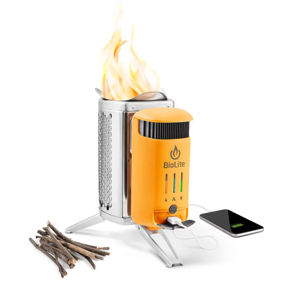 Despite the addition of a hefty battery pack, the CampStove 2 weighs the same as its predecessor
