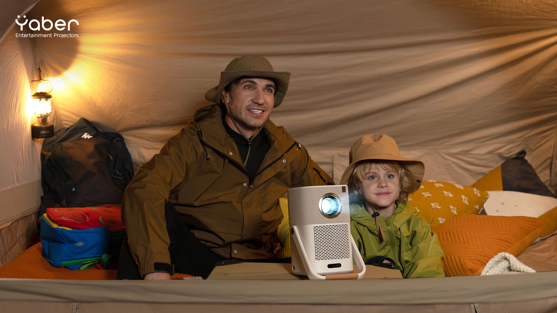 The Yaber T2 provides audiovisuals at camp, in the yard or in the home