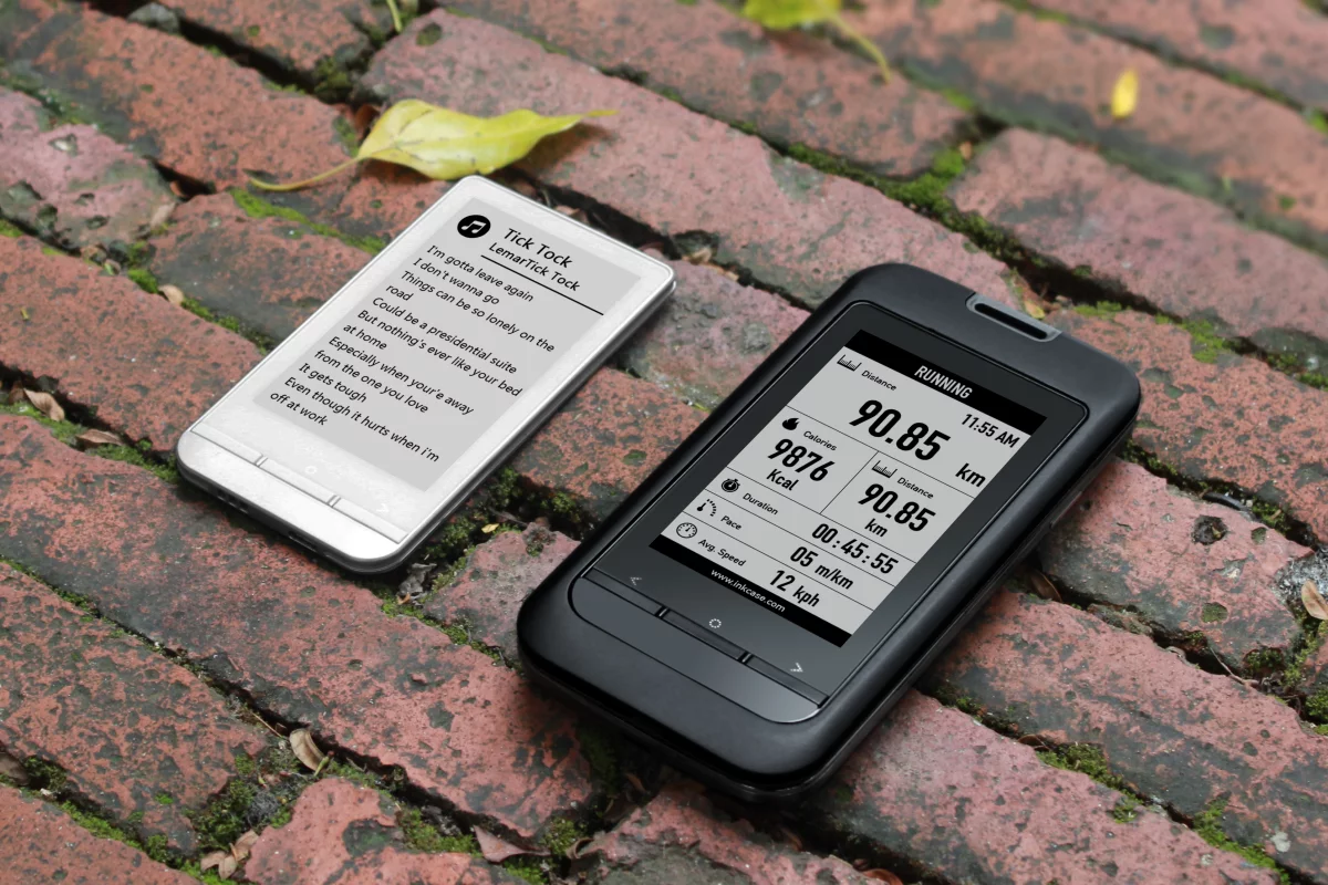 InkCase+ is a planned electronic ink display that complements your Android smartphone, allowing you to perform common tasks more conveniently while improving battery life