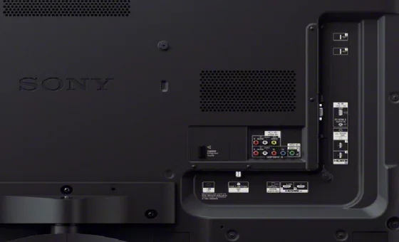 Rear inputs and outputs of the Sony HX850 BRAVIA
