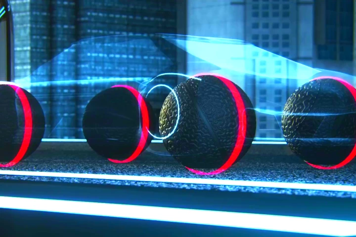 The Goodyear Eagle-360 automatically adjusts itself to driving conditions