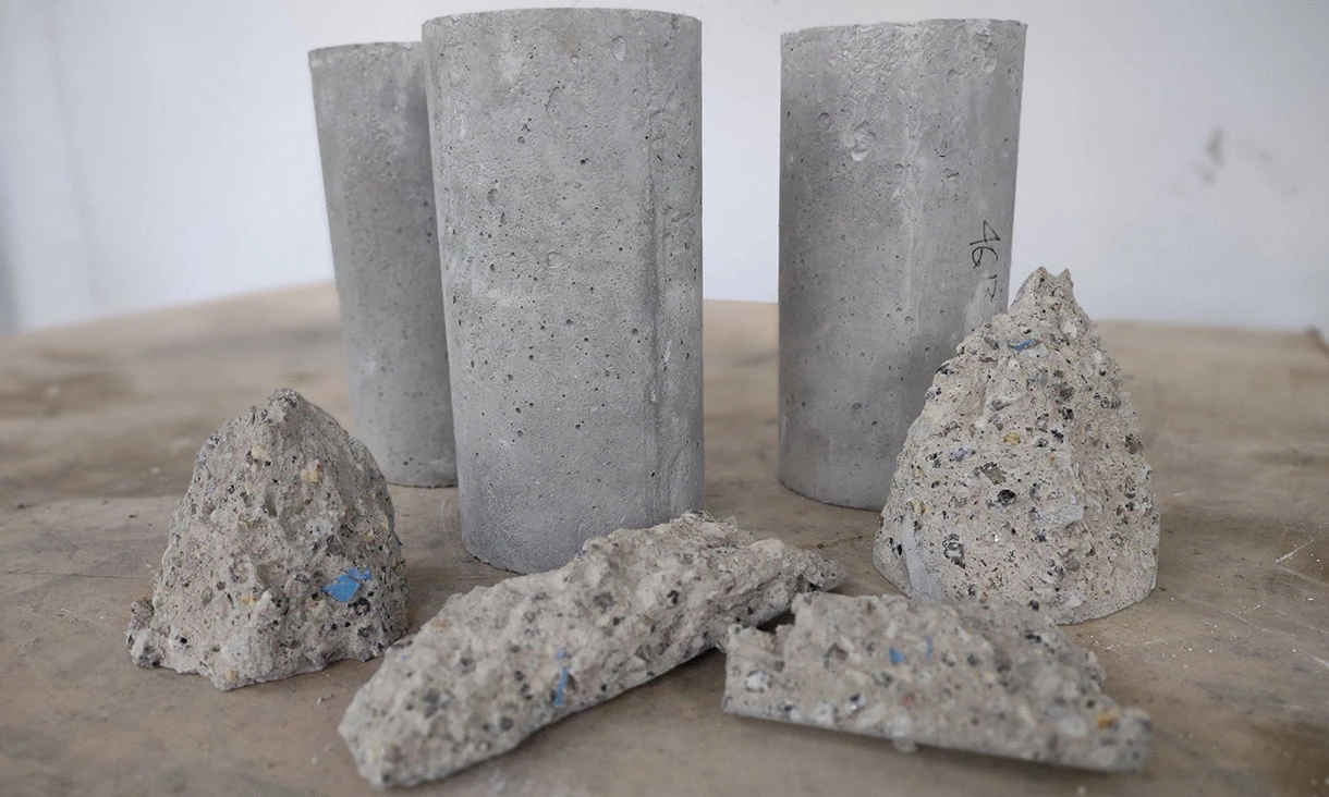 RMIT scientists have developed concrete that features shredded PPE gear for a boost in strength