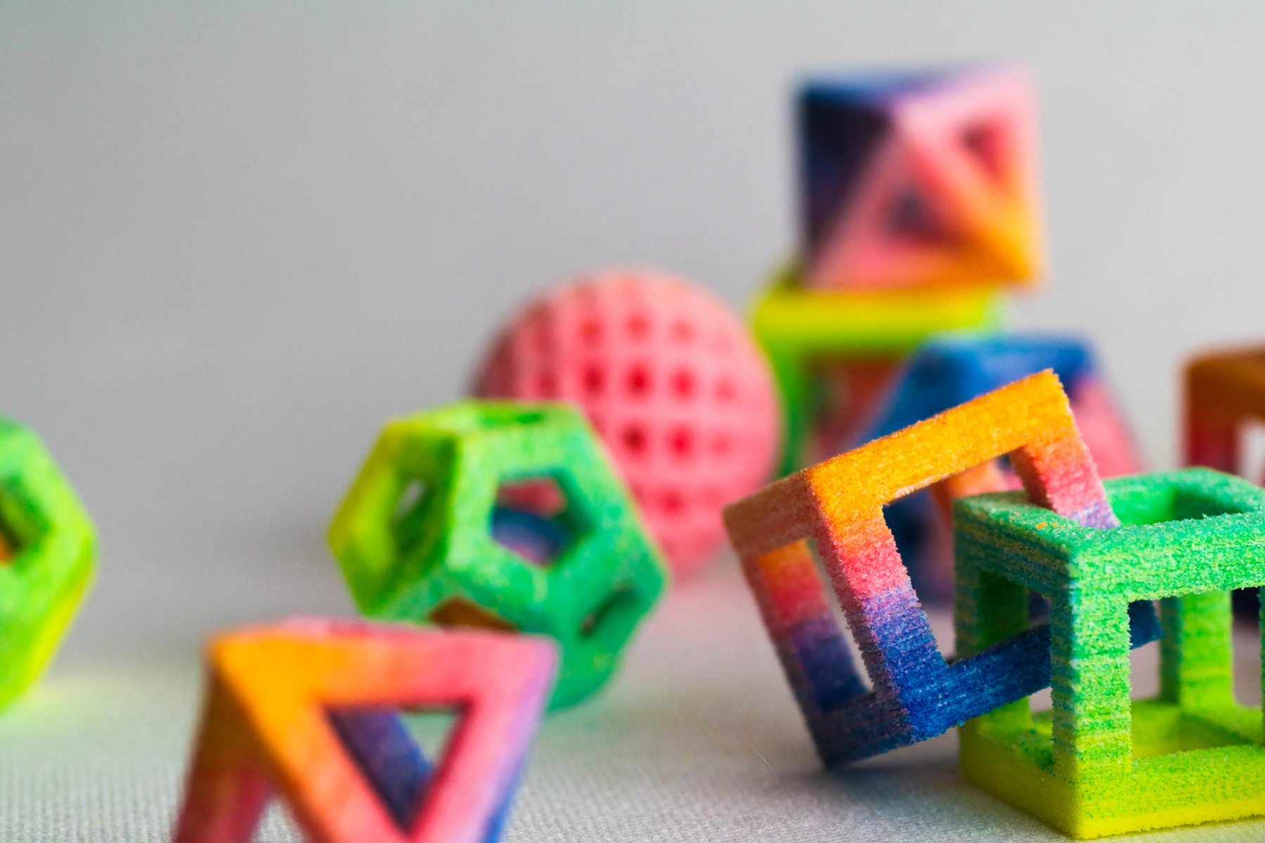 Some of the sugary treats produced by the ChefJet Pro 3D printer