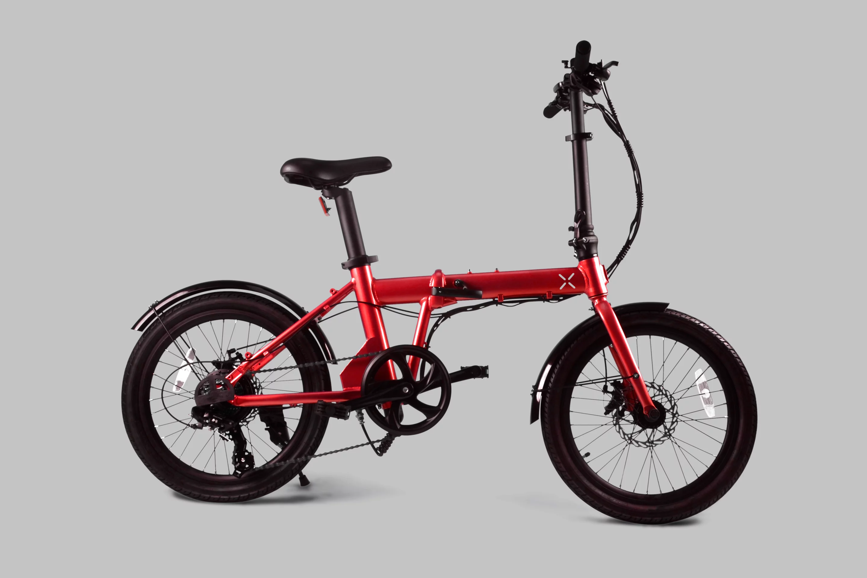 The H1 folding ebike is built around an aviation-grade aluminum alloy frame