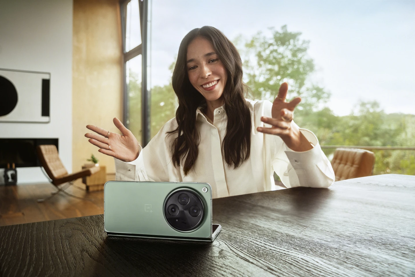 The Hasselblad-branded camera bump is home to a 48-MP main, 64-MP telephoto and 48-MP ultra-wide