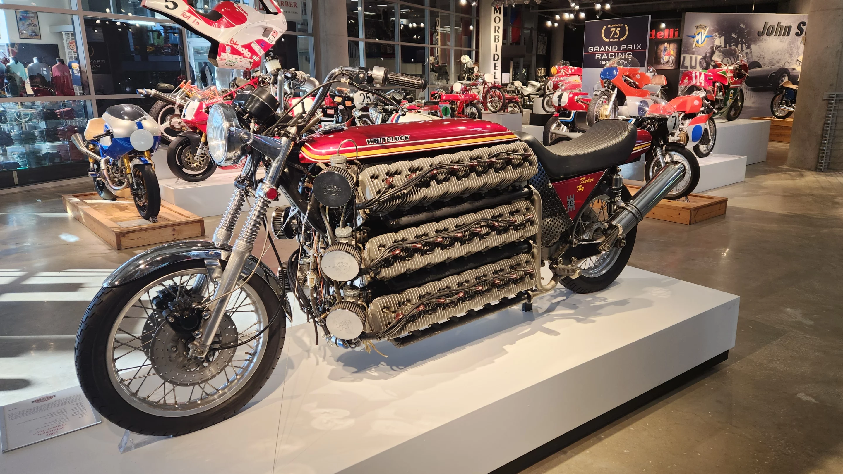 The 48-cylinder "Tinker Toy" at the Barber Vintage Motorsports Museum in Alabama