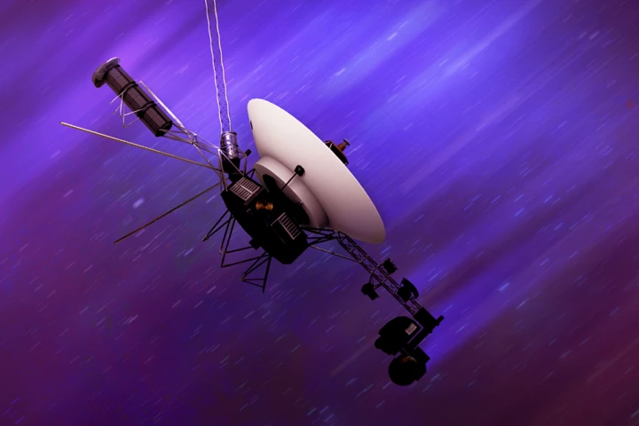 Voyager 1 is currently heading out of the solar system