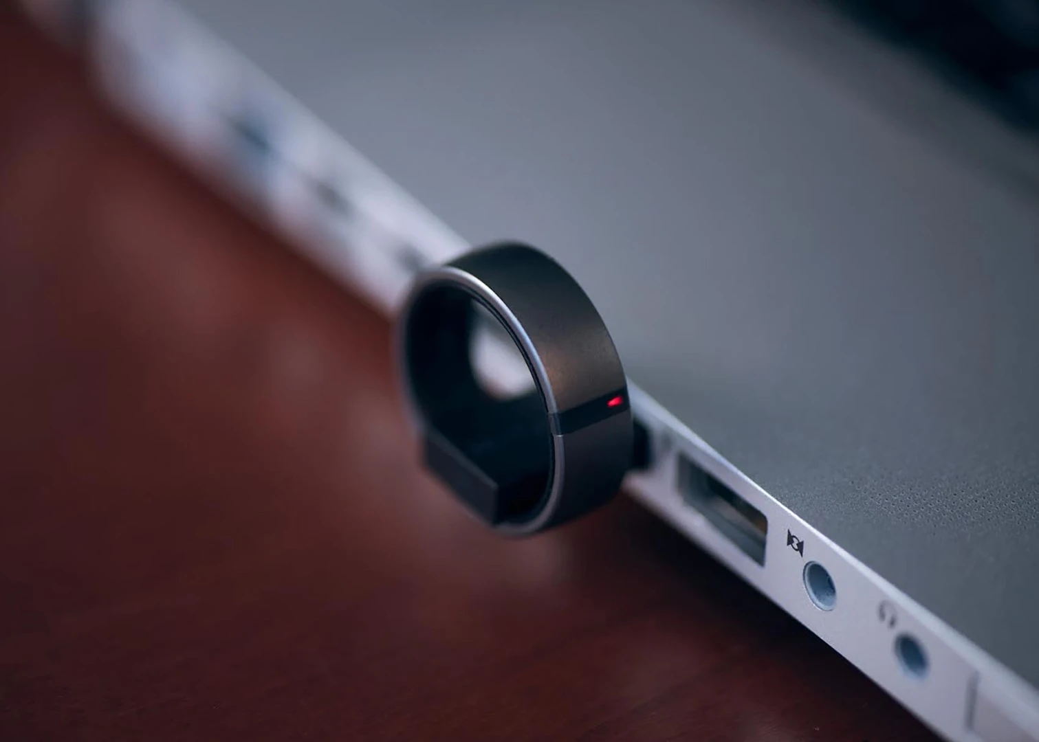 Charging of the Motiv Ring is handled by a little USB dongle
