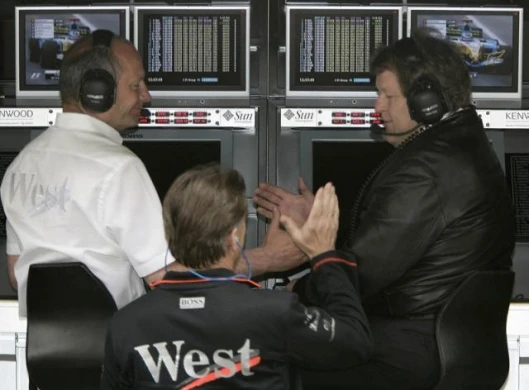 Kimi Raikkonen clinches pole position and the McLaren brains trust shares the moment - Mclaren is back on the pace!