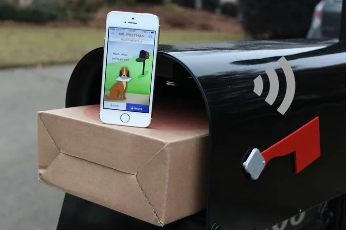 The mailbox is made extra wide to accommodate more packages