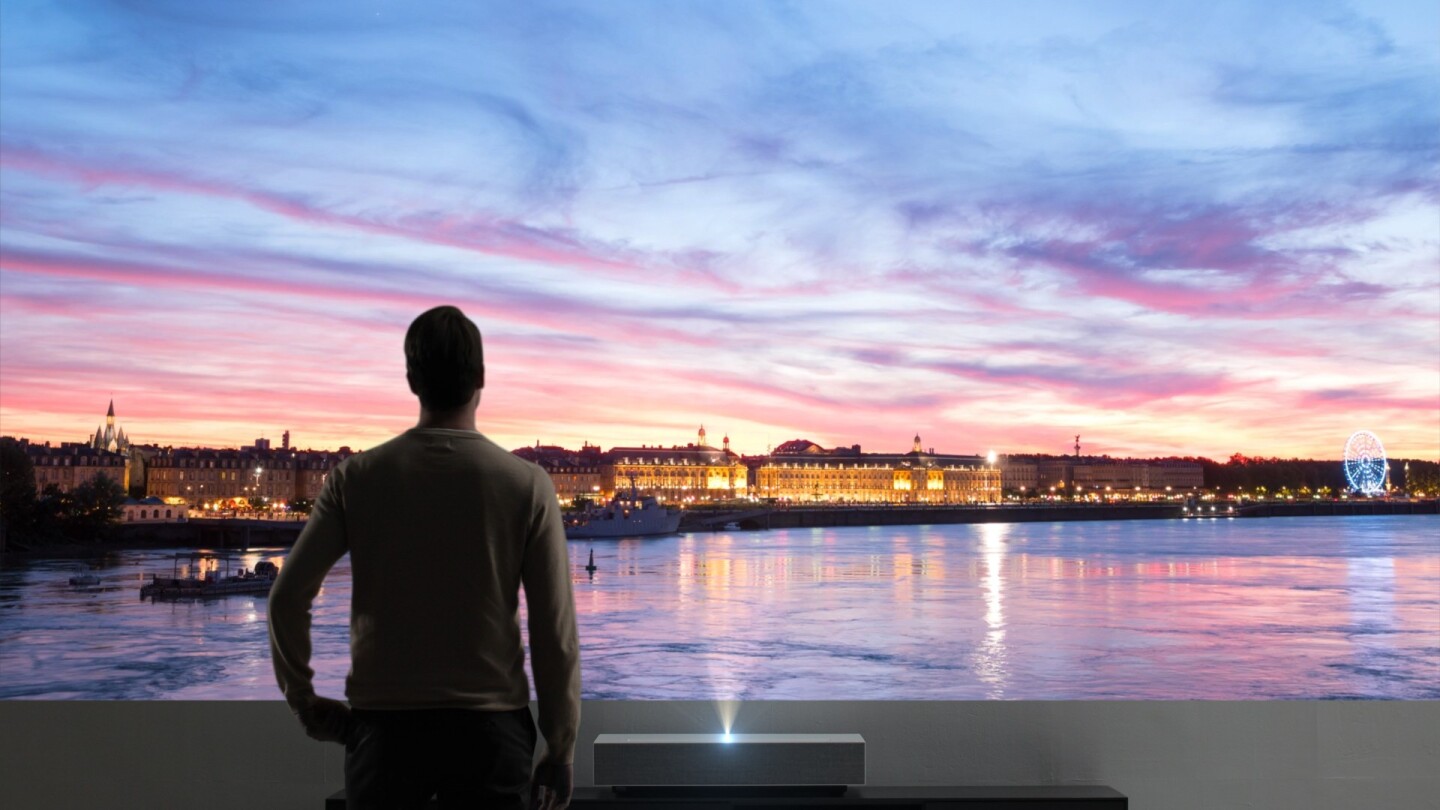 LG says that even at 120 diagonal inches, viewers can look forward to bright and clear images