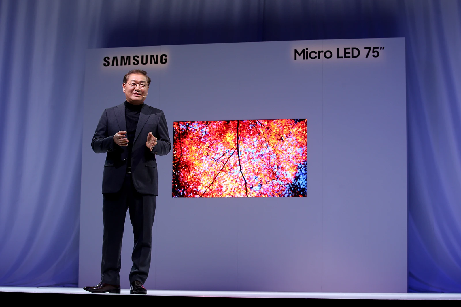 Samsung hasn't released any pricing or availability details on its Micro LED displays just yet, but it will be showing them off at CES this week