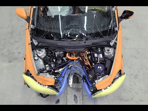The new EV was at the 2011 Detroit Auto Show where at the company's stand featured a Volvo C30 Electric that had undergone a frontal collision test at 40 mph (64 km/h)