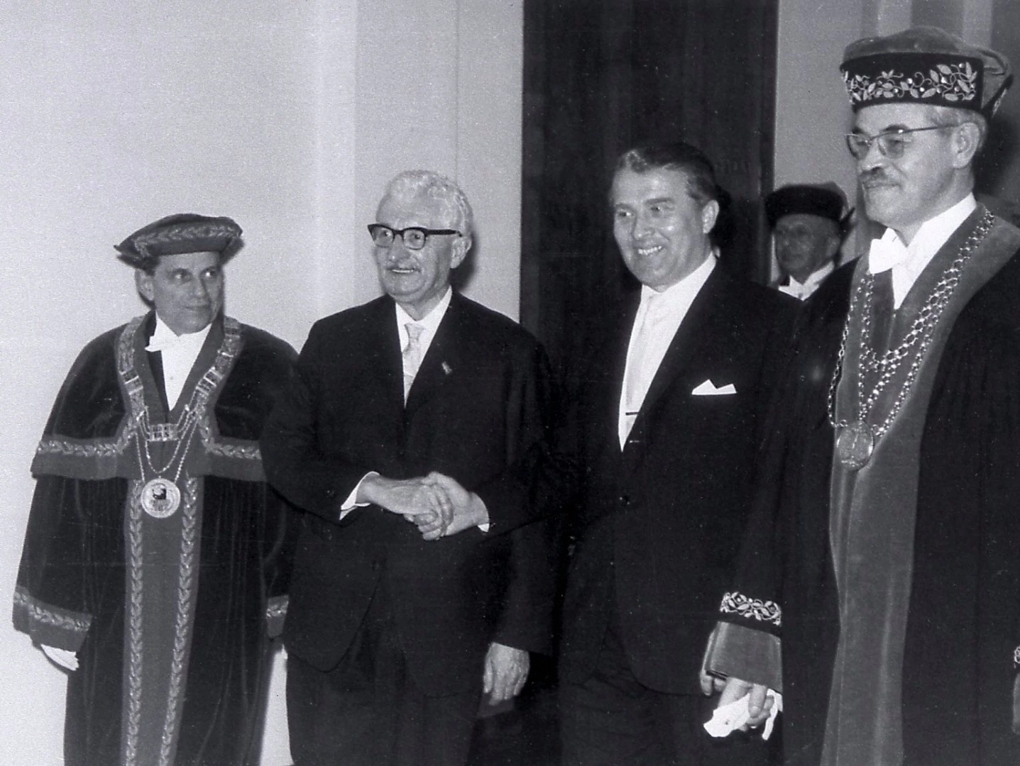 Werhner Von Braun being honored in Berlin