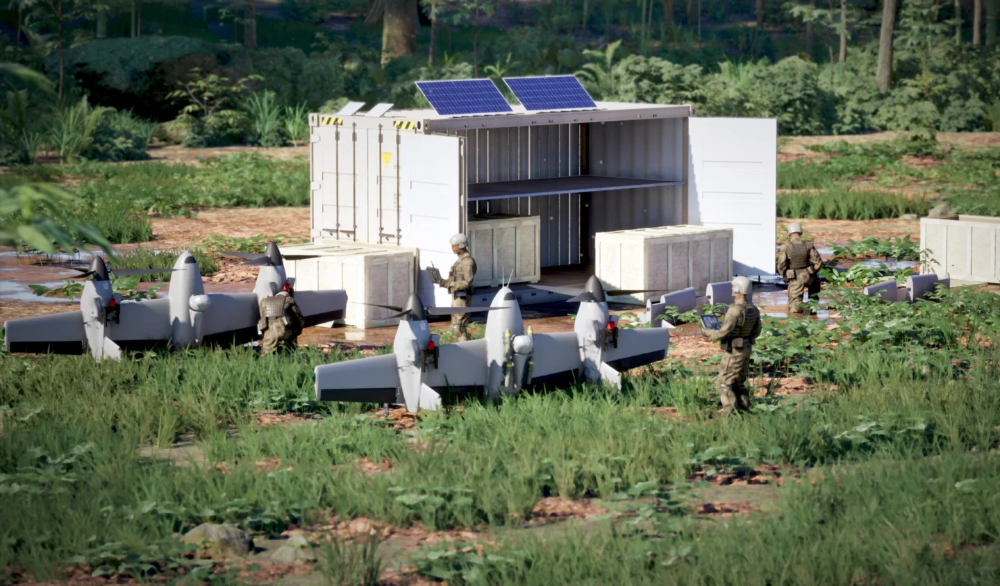 Instant Air Base: Sikorsky packs Nomad 100 VTOL drone squad in a box