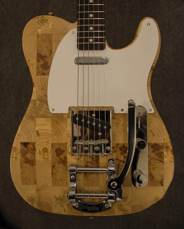 Only 12 Firehouse Series guitars will be made, two in reclaimed pine and 10 with salvaged maple