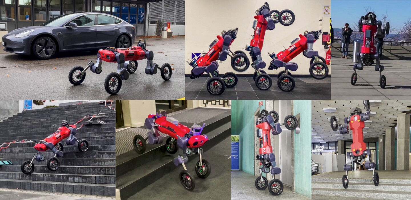 A remarkably capable robot when it comes to efficient locomotion across a broad range of surfaces