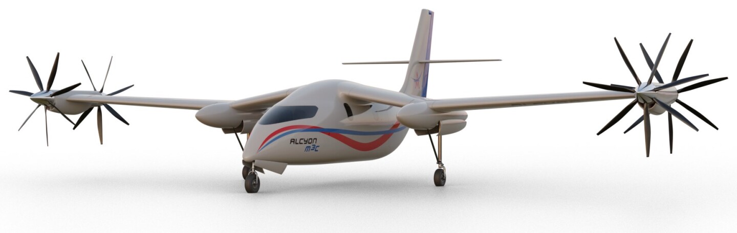 Despite appearances, the Alcyon M3c will not be a tilt-rotor aircraft