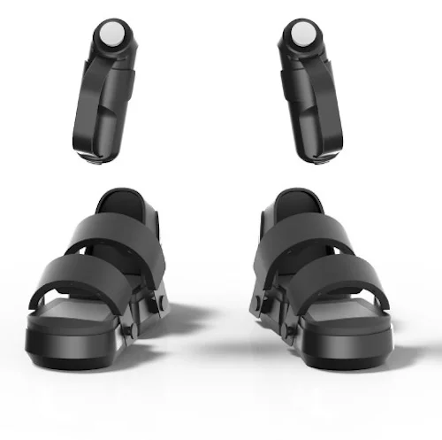 Cerevo's Taclim suit uses 9-axis sensors to track the movements of different parts of the user's body