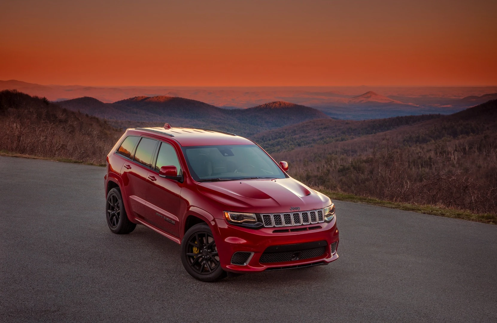 The Jeep Grand Cherokee Trackhawk has a 707-hp 6.2-liter supercharged V8