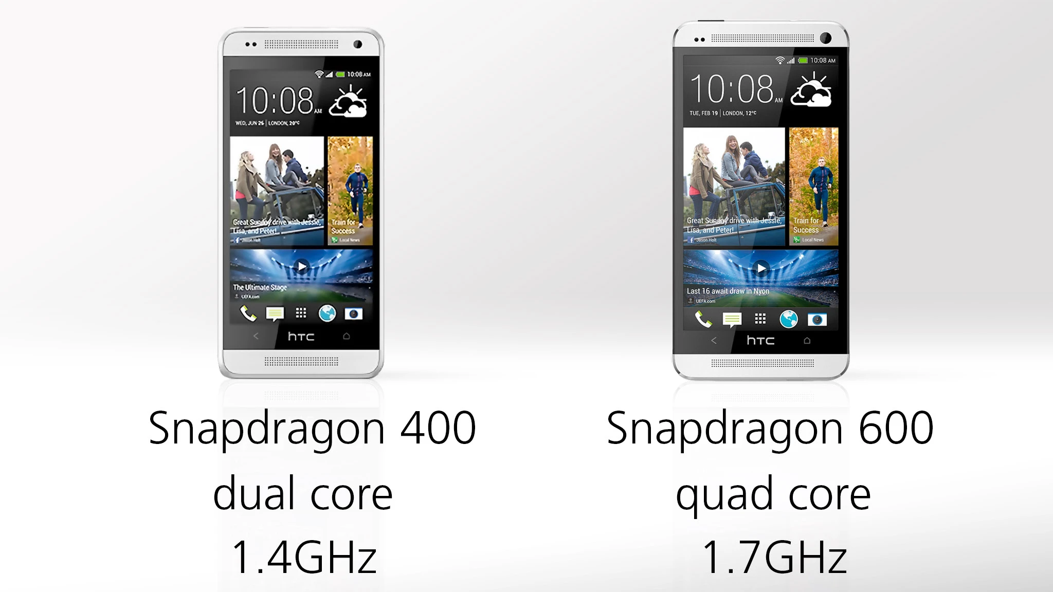 The mini's processor isn't quite on par with the One's, but it's still a 2013 Snapdragon, which is nothing to sneeze at
