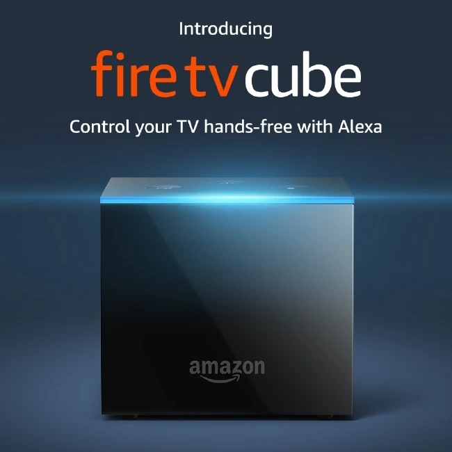 Amazon's Fire TV Cube can display content in 4K, HDR and Dolby Atmos audio